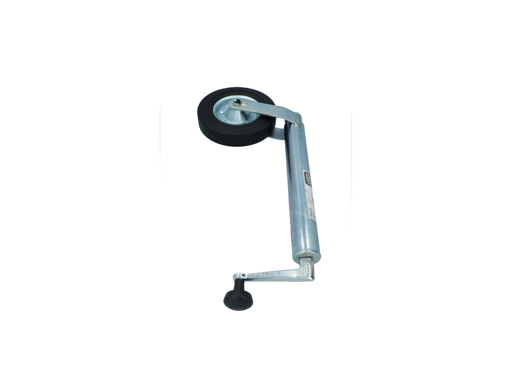 Roata de sustinere Carpoint pentru remorca cu tub de 48mm si roata 200x50mm