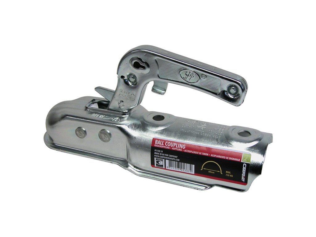Cuplaj remorca Carpoint 60mm 750Kg ax rotund