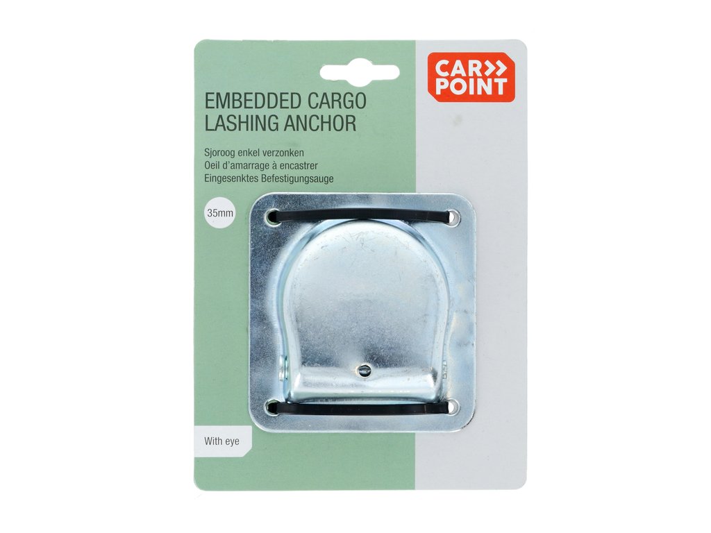 Ochet de ancorare incastrat Carpoint pentru remorci auto, inel metalic ,ochi de 40mm , 1 buc.