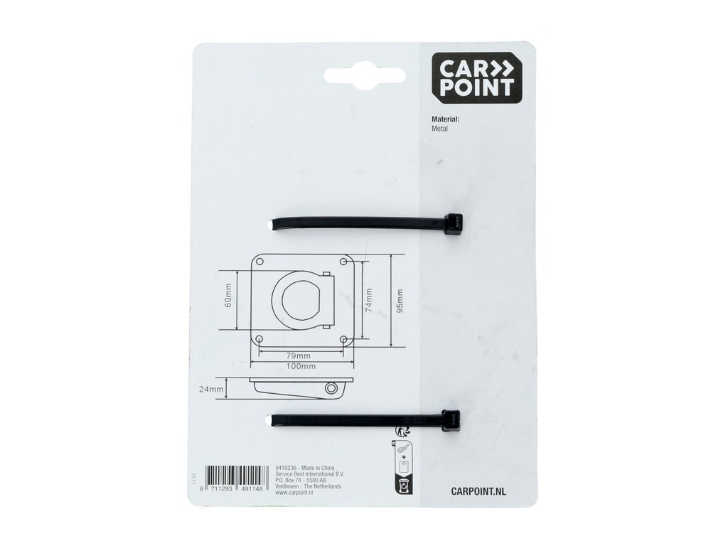 Ochet de ancorare incastrat Carpoint pentru remorci auto, inel metalic ,ochi de 40mm , 1 buc.