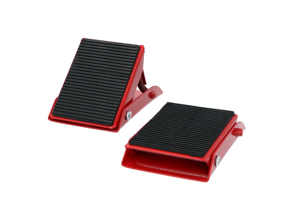 Piedica roata auto Carpoint pliabila , din metal cu suprafata antiderapanta , 2 buc., cala roata
