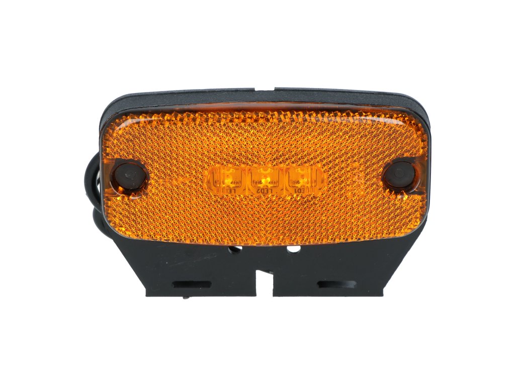 Lampa gabarit auto Carpoint 9-32V orange cu 3 leduri , suport si cablu , 110x50mm , 1 buc.