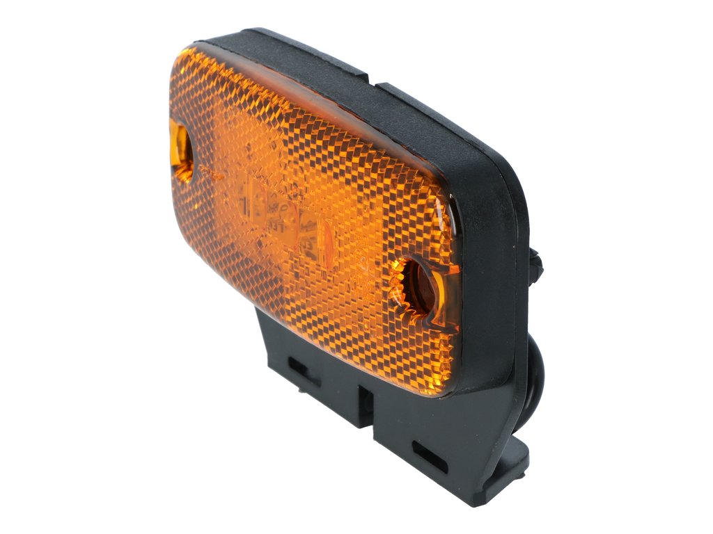 Lampa gabarit auto Carpoint 9-32V orange cu 3 leduri , suport si cablu , 110x50mm , 1 buc.