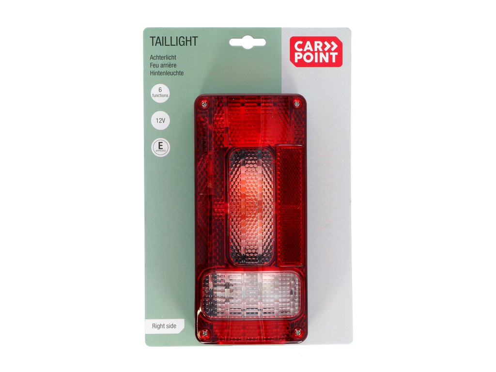 Lampa auto Carpoint pentru remorca cu lampa numar partea dreapta , 12V , 21,5x10cm , 1 buc.