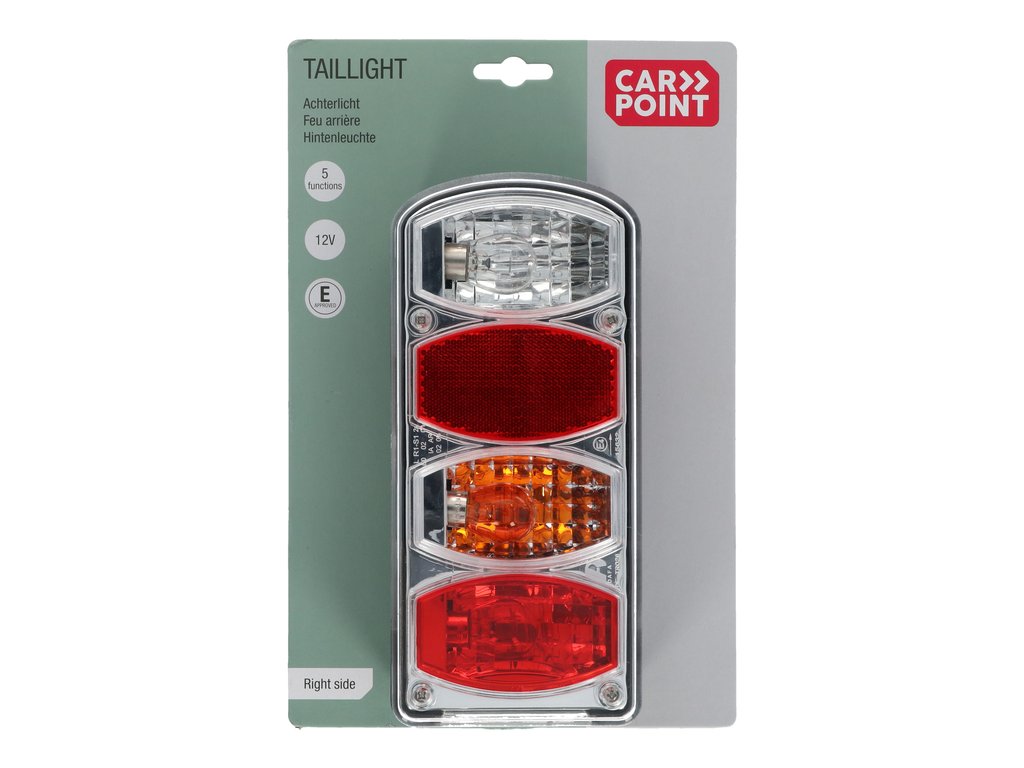 Lampa auto Carpoint pentru remorca partea dreapta cu 6 functii , 12V , 220x100mm , 1 buc