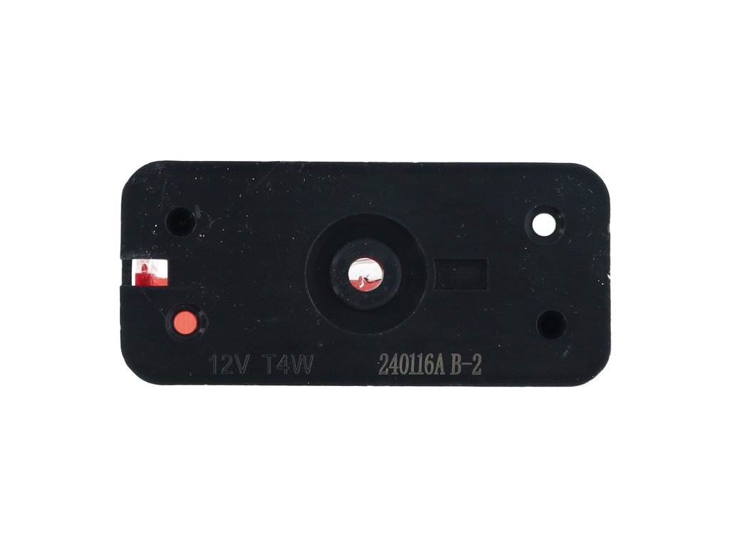 Lampa gabarit auto Carpoint 12V, Rosu- Alb, 12V, T4W, 4W, 95 x 45 x 40 mm