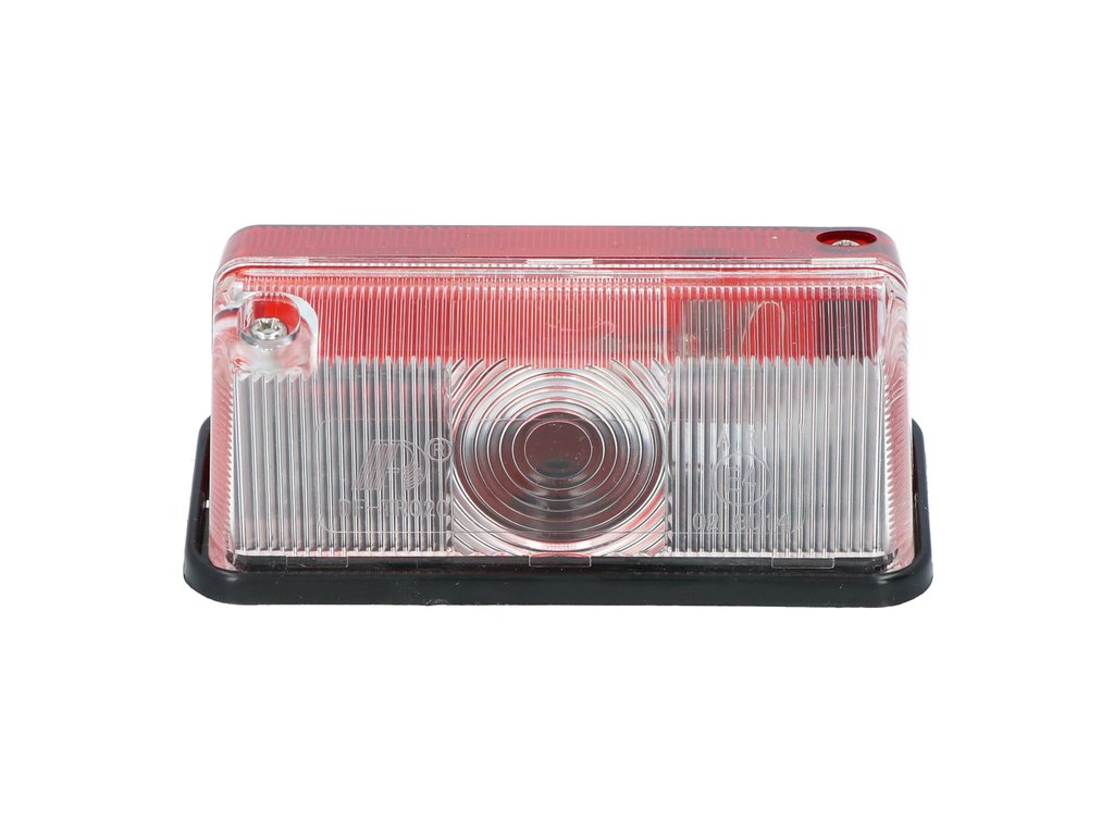 Lampa gabarit auto Carpoint 12V, Rosu- Alb, 12V, T4W, 4W, 95 x 45 x 40 mm
