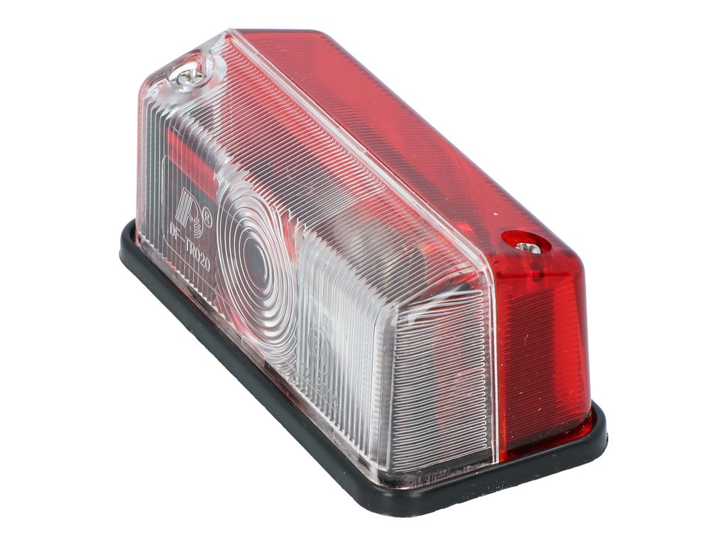 Lampa gabarit auto Carpoint 12V, Rosu- Alb, 12V, T4W, 4W, 95 x 45 x 40 mm