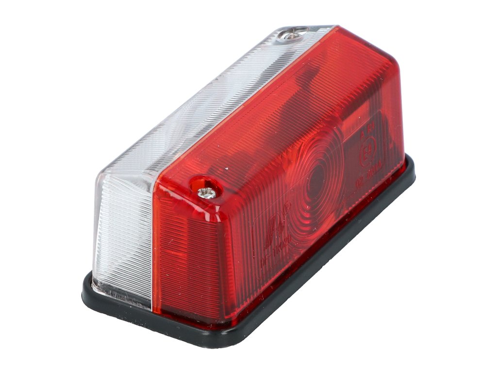 Lampa gabarit auto Carpoint 12V, Rosu- Alb, 12V, T4W, 4W, 95 x 45 x 40 mm