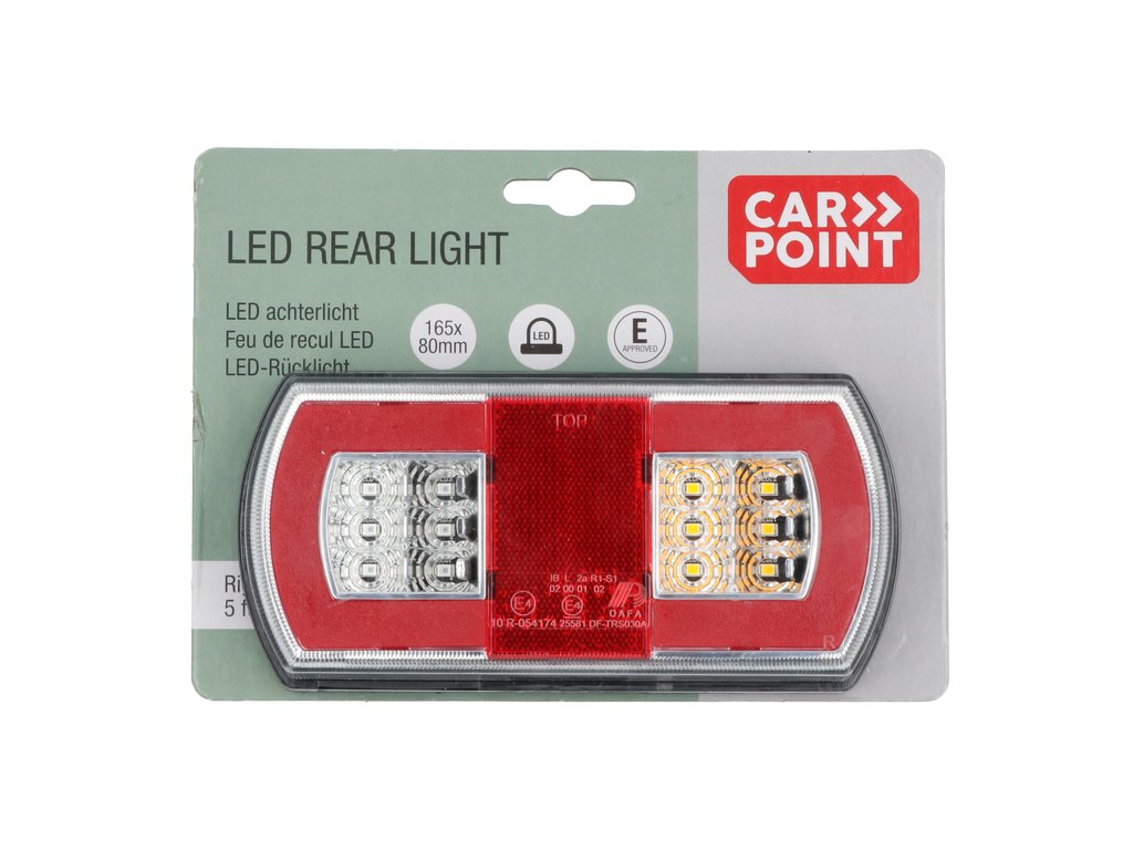 Lampa spate stop LED Carpoint 160 x 80 x 35 mm, 12V, 5 functii, Dreapta