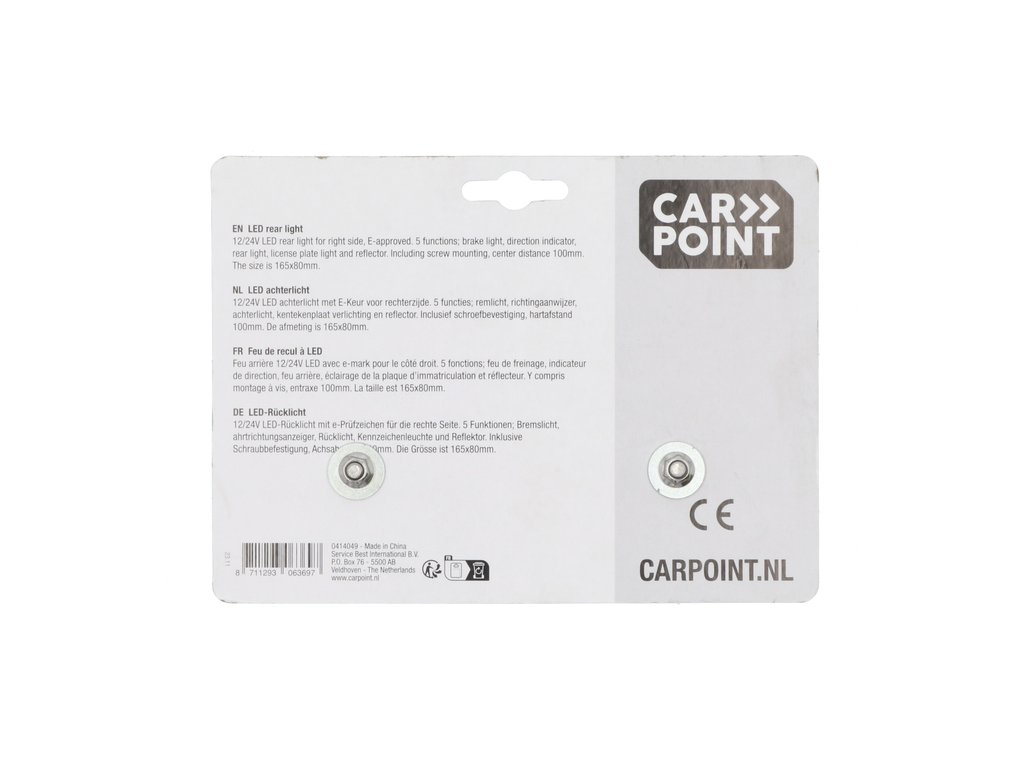 Lampa spate stop LED Carpoint 160 x 80 x 35 mm, 12V, 5 functii, Dreapta