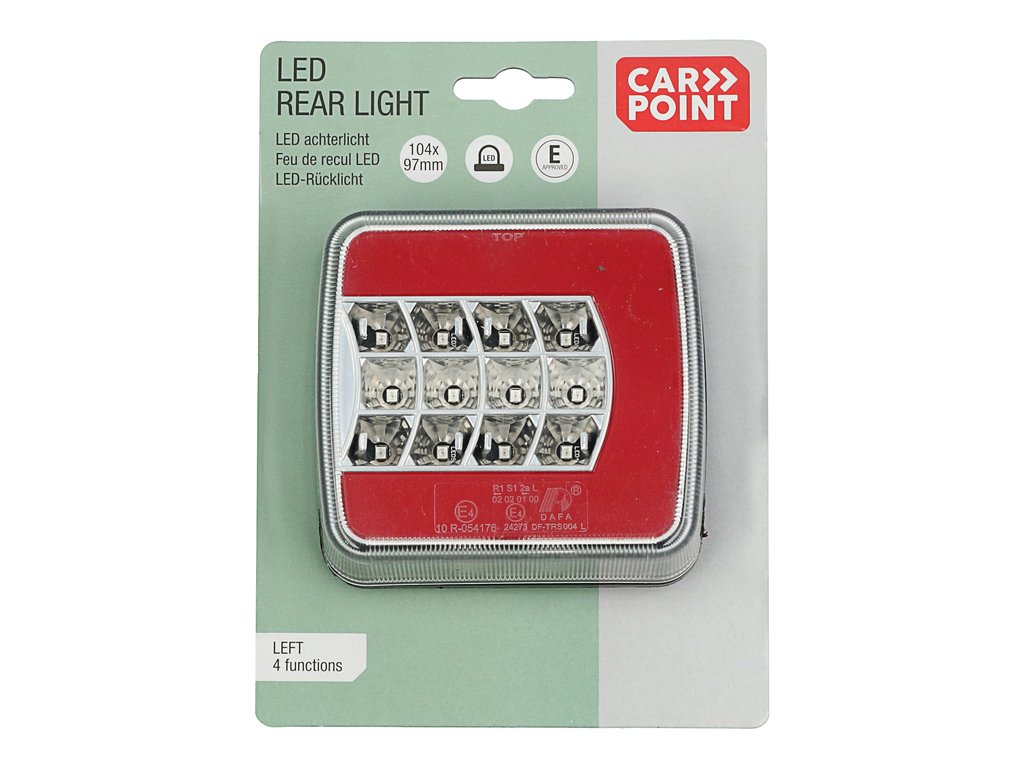Lampa spate stop LED Carpoint , 104 x 97 x 40mm , 12V, 5 functii, Stanga