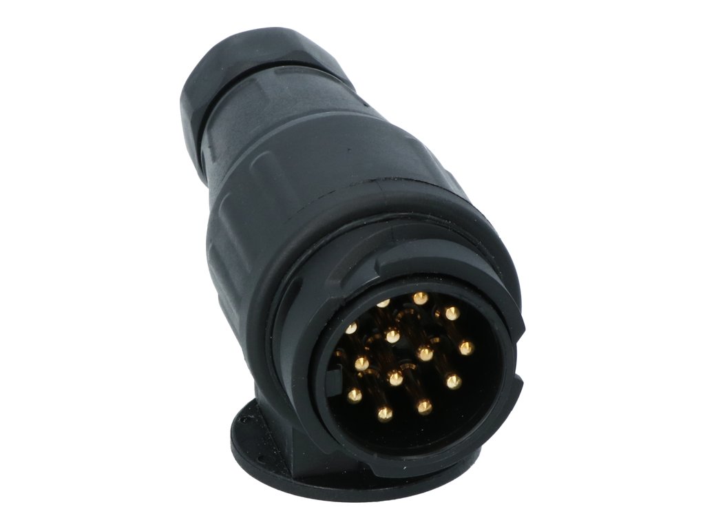 Fisa remorca auto Carpoint 12V 13 pini plastic Tip Jager ISO 11446, 1 buc