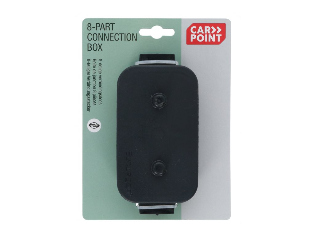 Cutie conectare cabluri exterior din plastic cu protectie Carpoint cu 8 pini