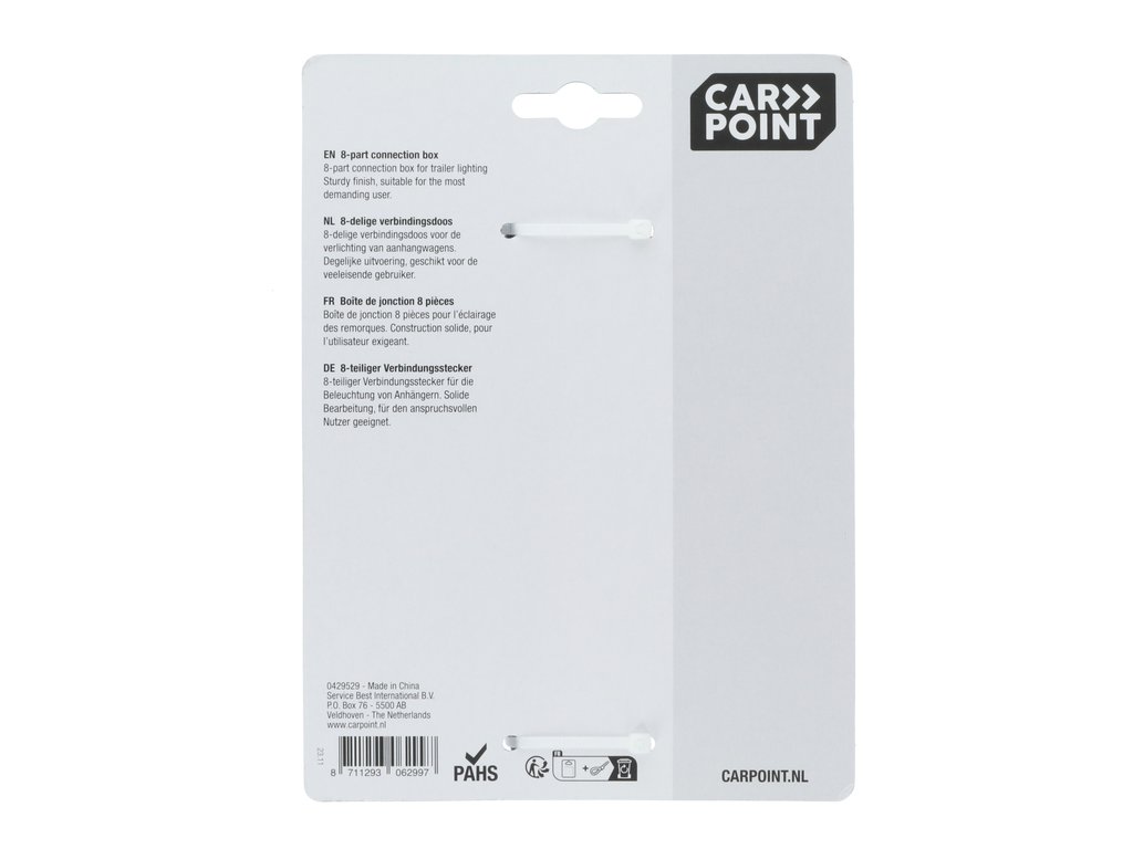 Cutie conectare cabluri exterior din plastic cu protectie Carpoint cu 8 pini