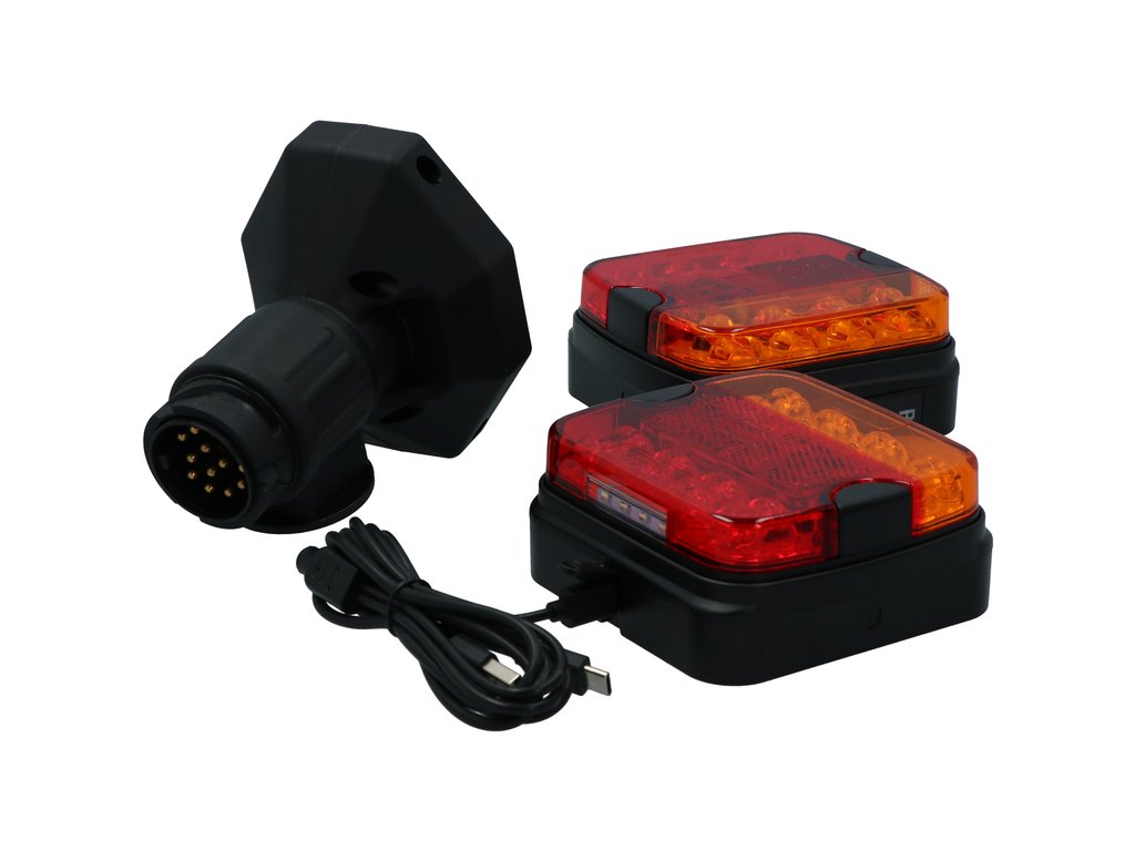 Lampa remorca cu Leduri si Bluetooth, magnetica, cu 7 pini