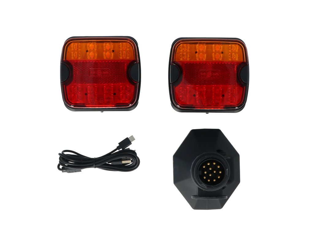 Lampa remorca cu Leduri si Bluetooth, magnetica, cu 7 pini