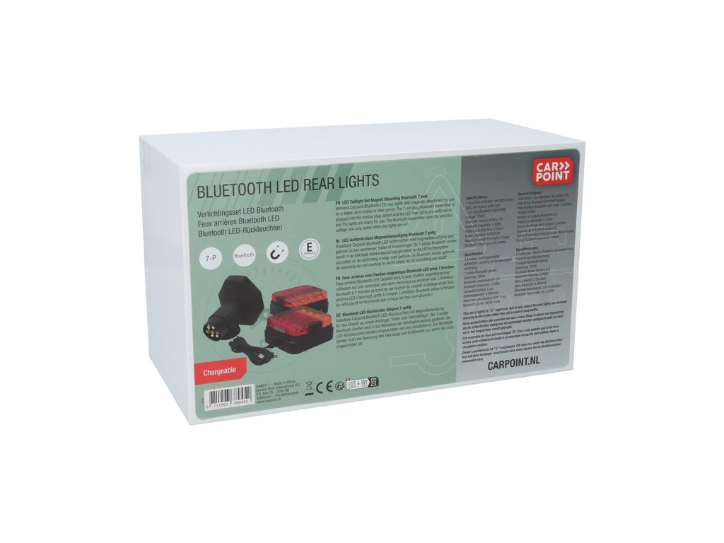 Lampa remorca cu Leduri si Bluetooth, magnetica, cu 7 pini