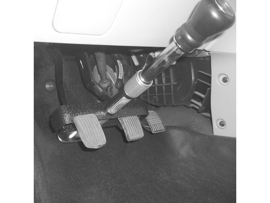 Antifurt auto Carpoint pentru pedala frana si ambreiaj ajustabil cu 2 chei, pentru autoturisme cu tranmisie manuala