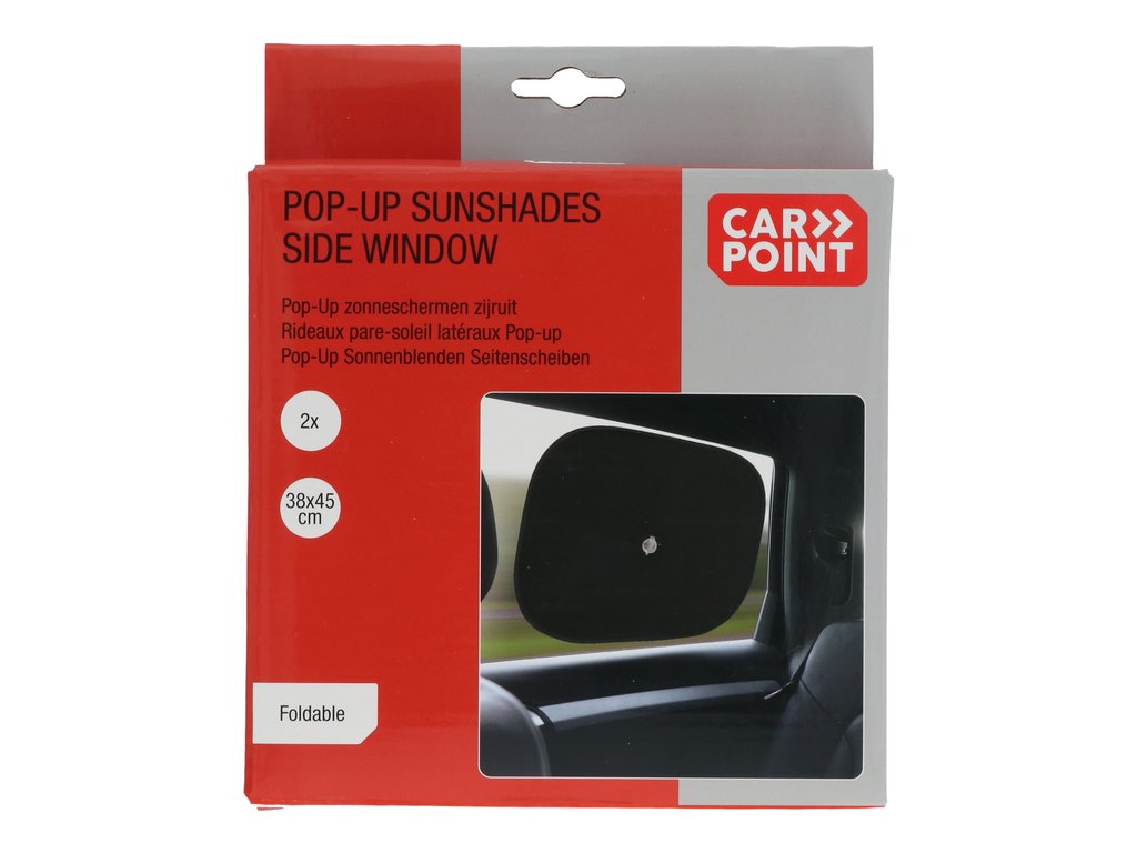 Parasolare auto laterale Negre Carpoint 44x38 cm , 2buc.