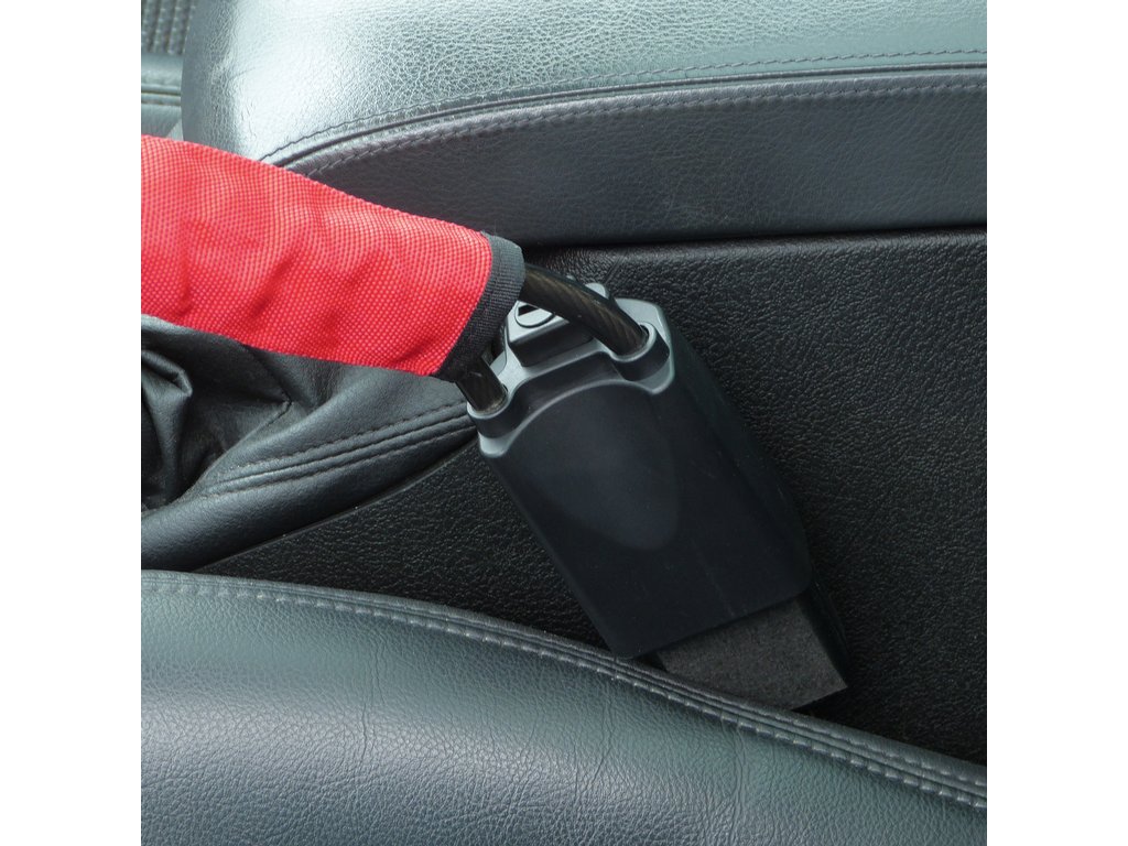 Antifurt auto pentru volan cu prindere de centura siguranta, Carpoint