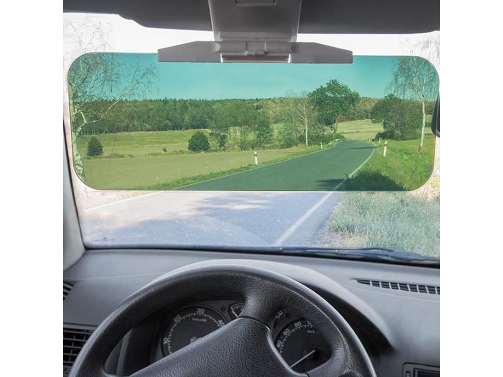 Parasolar tip vizor pentru circulatie pe timp de zi si timp de noapte, 18x32x6.5cm, Carpoint