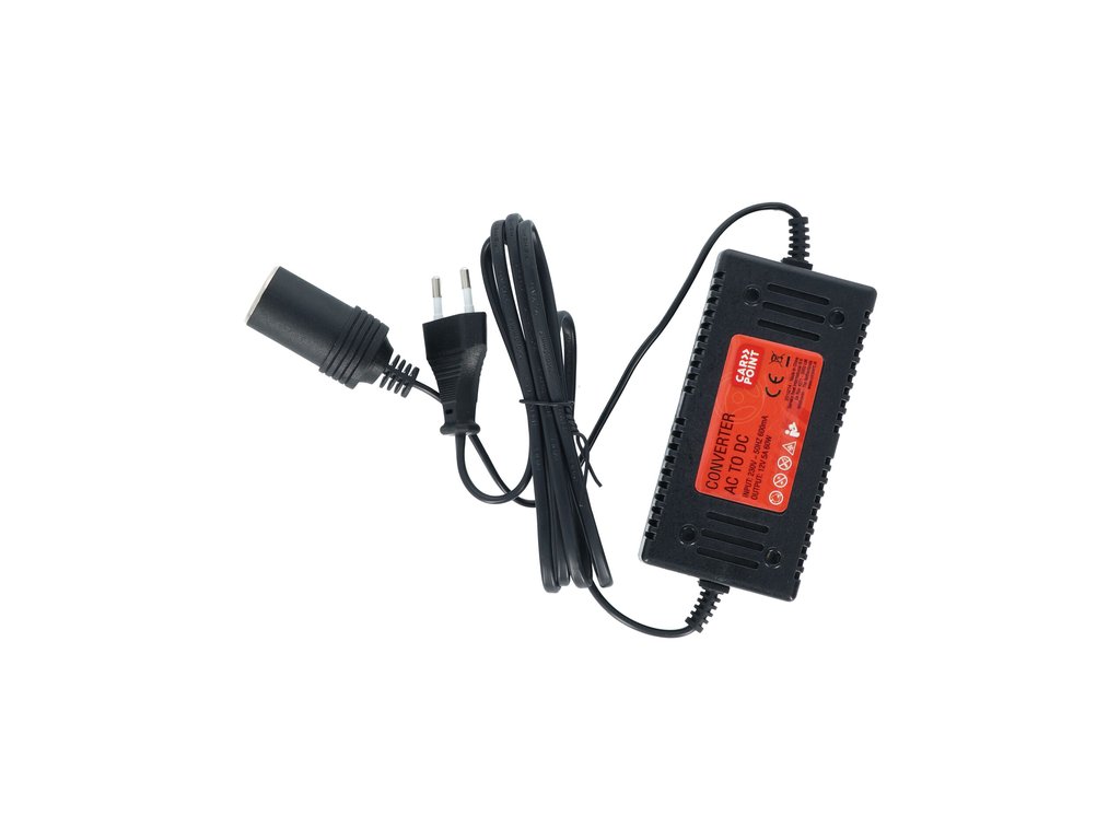 Adaptor 220V-12V bricheta auto, Invertor de tensiune auto Carpoint 230V-12V , 60W, max 5A , transformator, convertor Adaptor 220V-12V bricheta auto, Invertor de tensiune auto Carpoint 230V-12V , 60W, max 5A , transformator, convertor
