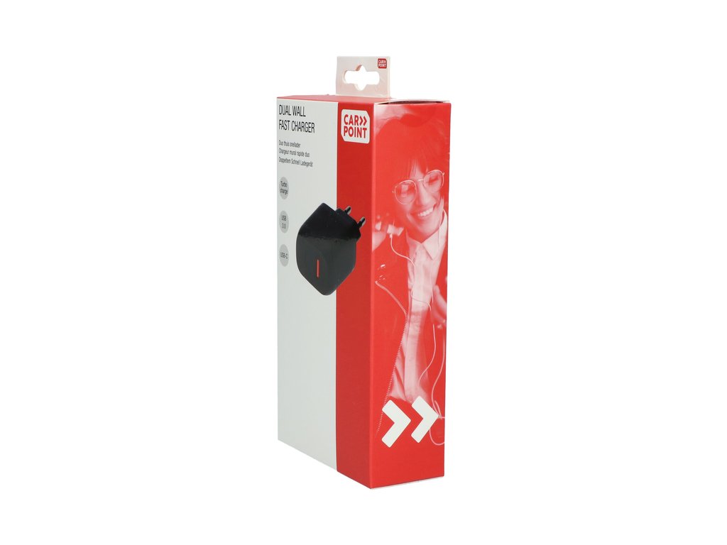 Incarcator priza retea, cu iesire 1x USB si 1x Type-C, cu protectie supraincalzire, suprasarcina (517078)