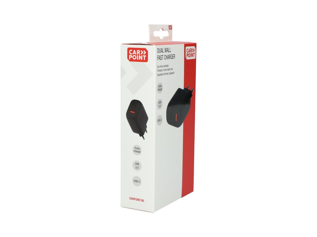 Incarcator priza retea, cu iesire 1x USB si 1x Type-C, cu protectie supraincalzire, suprasarcina (517078)