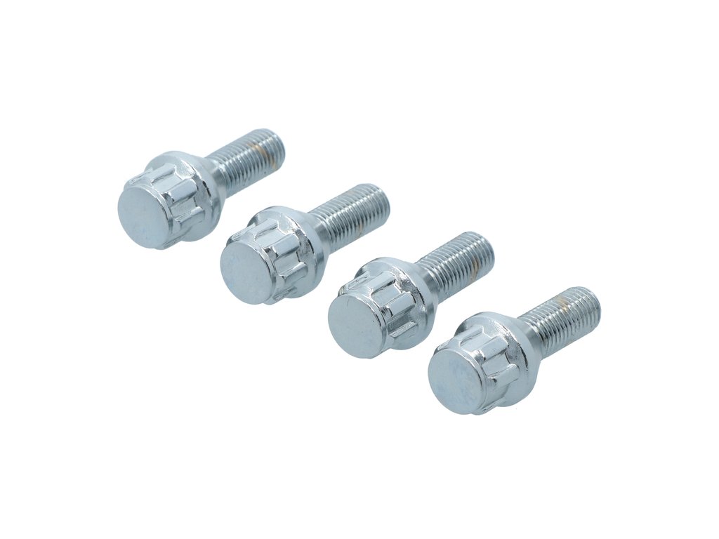 Set prezoane auto antifurt Carpoint tip B , M12x1,5x26mm conic pentru Bmw Ford Dacia Opel Renault Seat