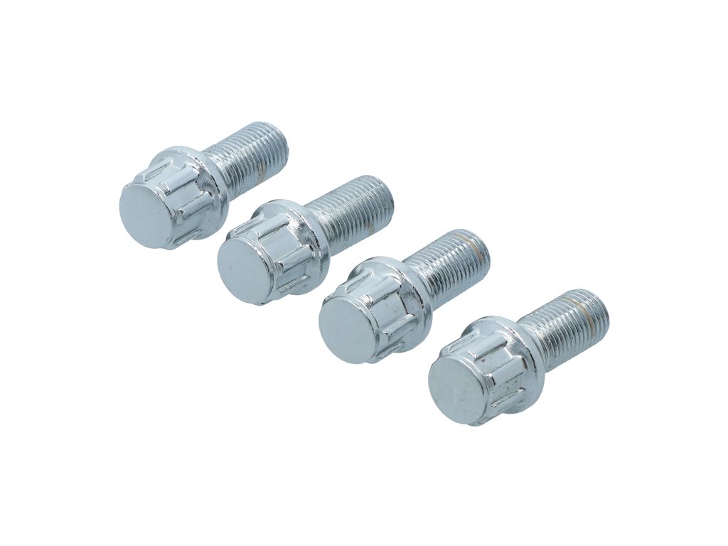 Set prezoane auto antifurt Carpoint tip D , M14x1,5x26mm rotund pentru Audi Rover Seat Skoda Volvo Vw