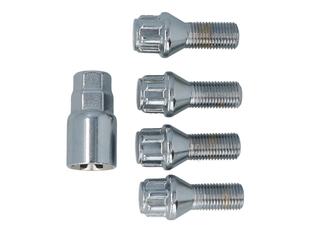 Set prezoane auto antifurt Carpoint tip G , M14x1.5G conic pentru Audi Rover Seat Skoda Vw