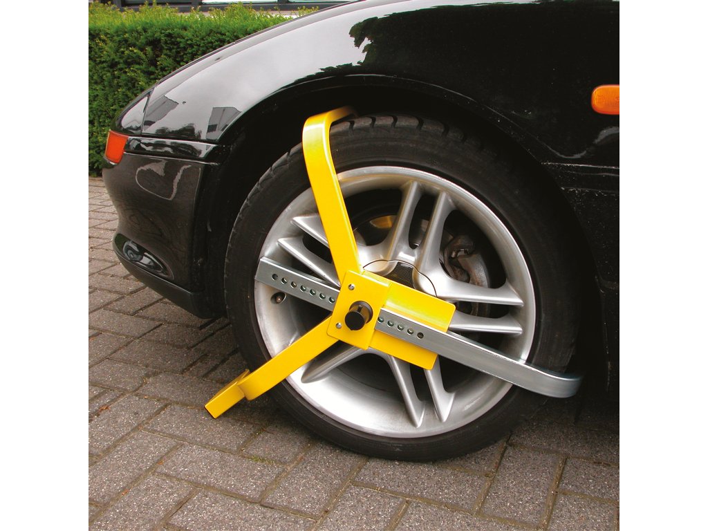 Antifurt roata Carpoint , Blocaj roata pentru jante de 13-15 inch, cu 3 gheare , 1 buc .