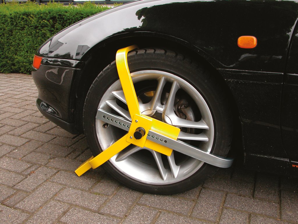 Antifurt roata Carpoint , Blocaj roata pentru jante de 13-15 inch, cu 3 gheare , 1 buc .