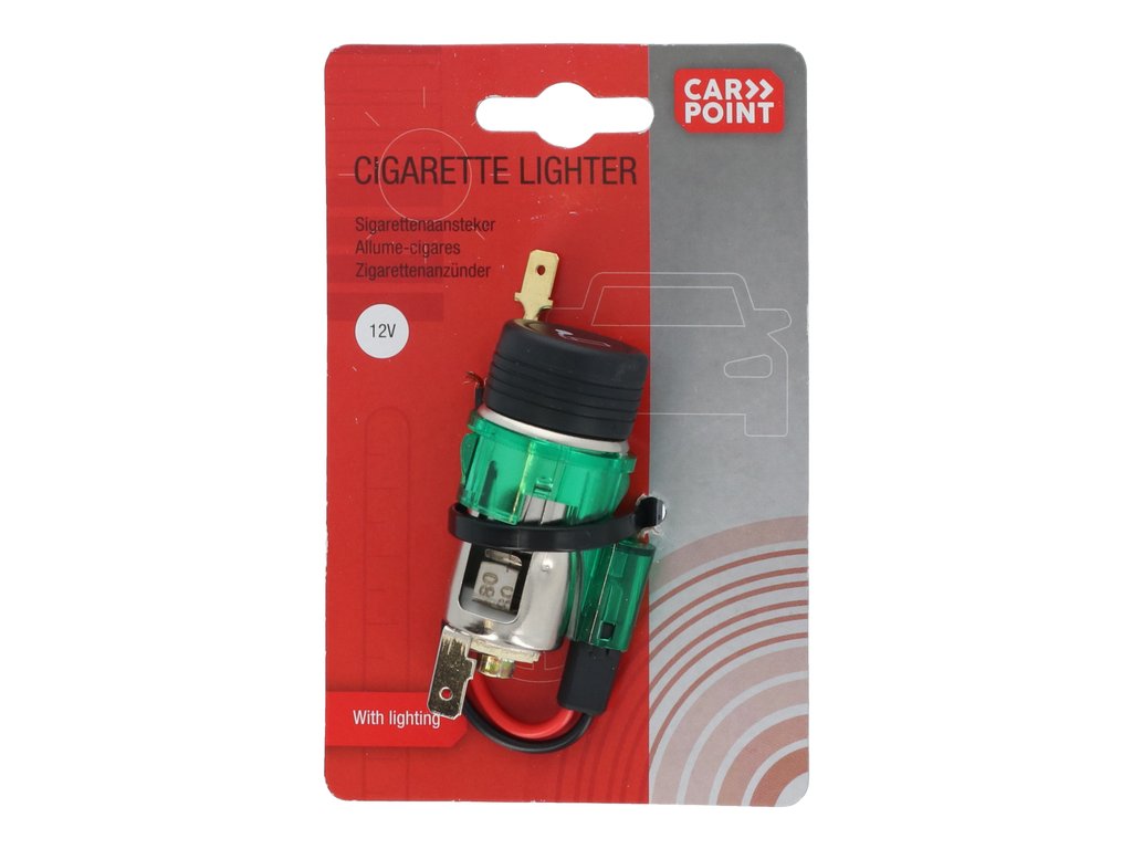 Bricheta auto Carpoint 12V cu lumina integrata 21mm pt modele japoneze si Dacia 1300-1600, 1 buc.