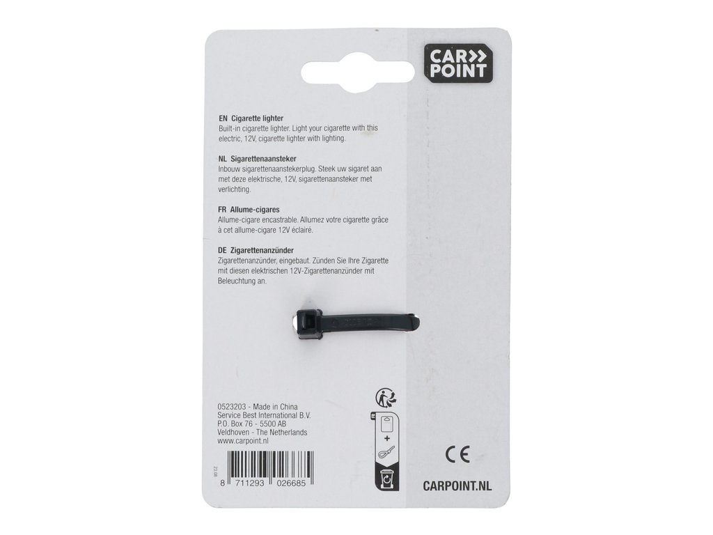 Bricheta auto Carpoint 12V cu lumina integrata 21mm pt modele japoneze si Dacia 1300-1600, 1 buc.