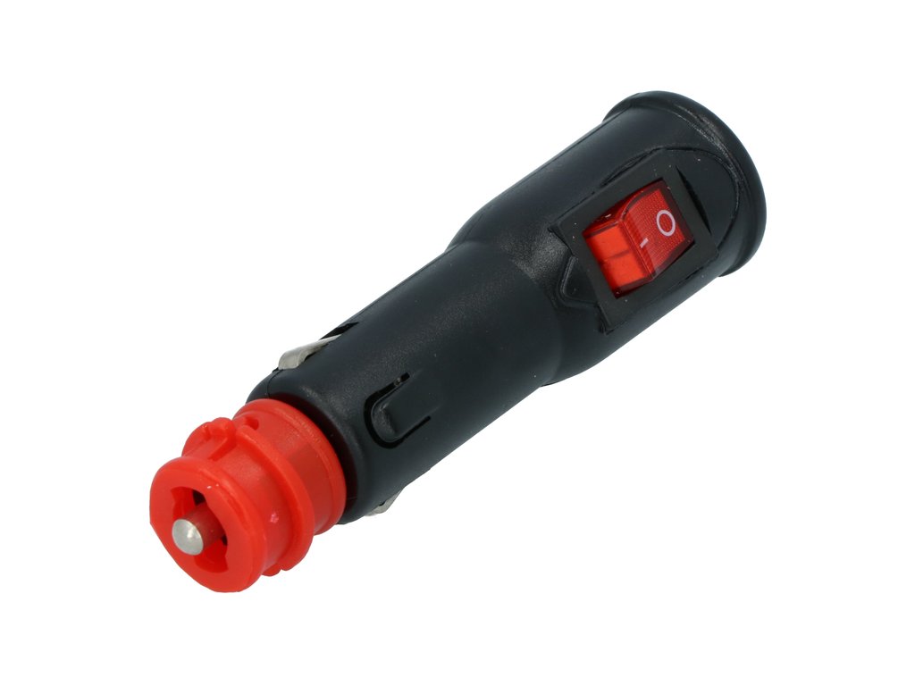 Mufa Bricheta auto Carpoint 12V cu Siguranta de 8 amp, cu intrerupator, 1 buc.