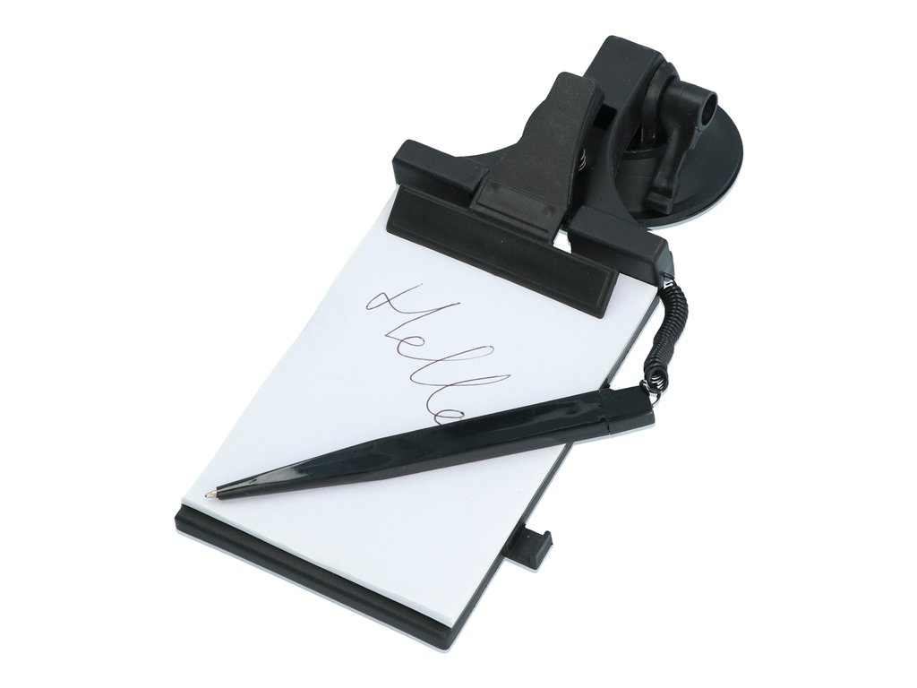 Bloc notes cu ventuza Carpoint format mare cu pix inclus
