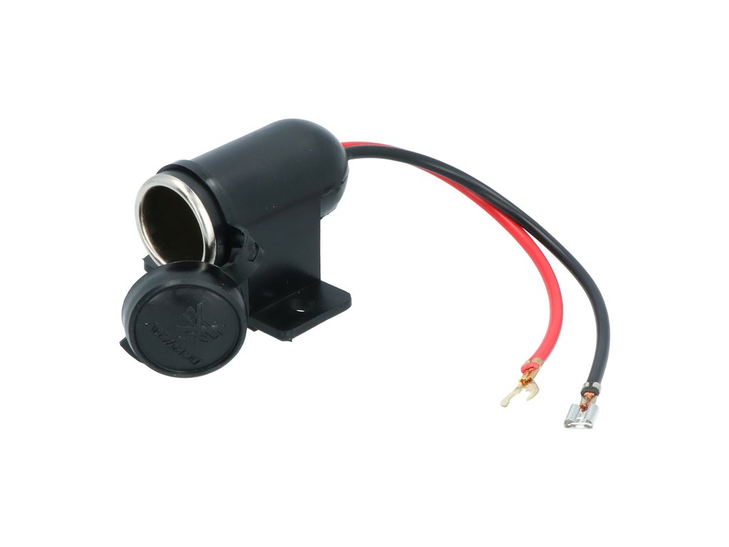 Priza auto simpla Carpoint 12V, max .15A suplimentara cu cablu de 13cm., 1 buc.