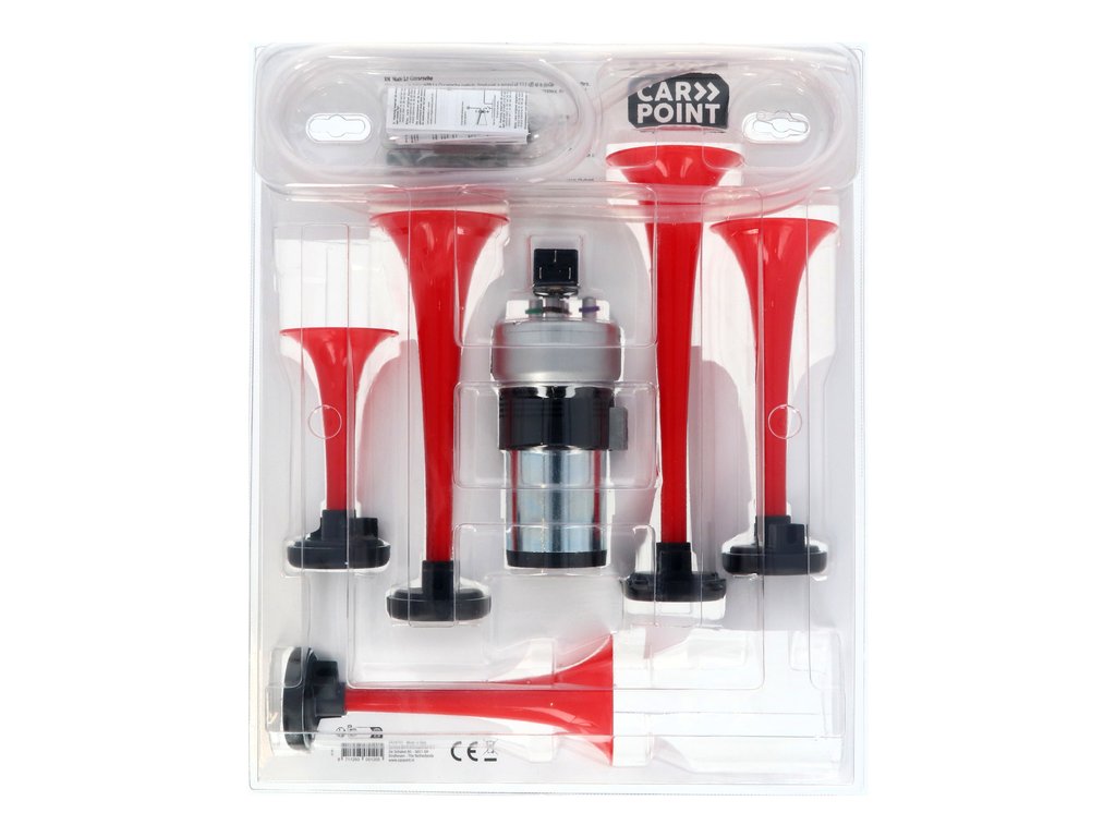Claxon auto Carpoint 5 tonuri 12V, cu compresor electric , 240W,117dB, Melodia La Cucaracha