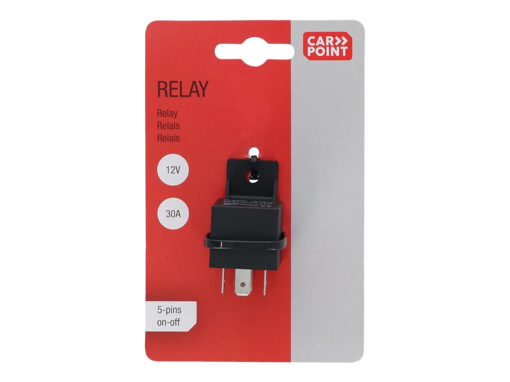 Releu auto BestAutoVest 12V 30A ON/FF cu 5 pini pentru faruri