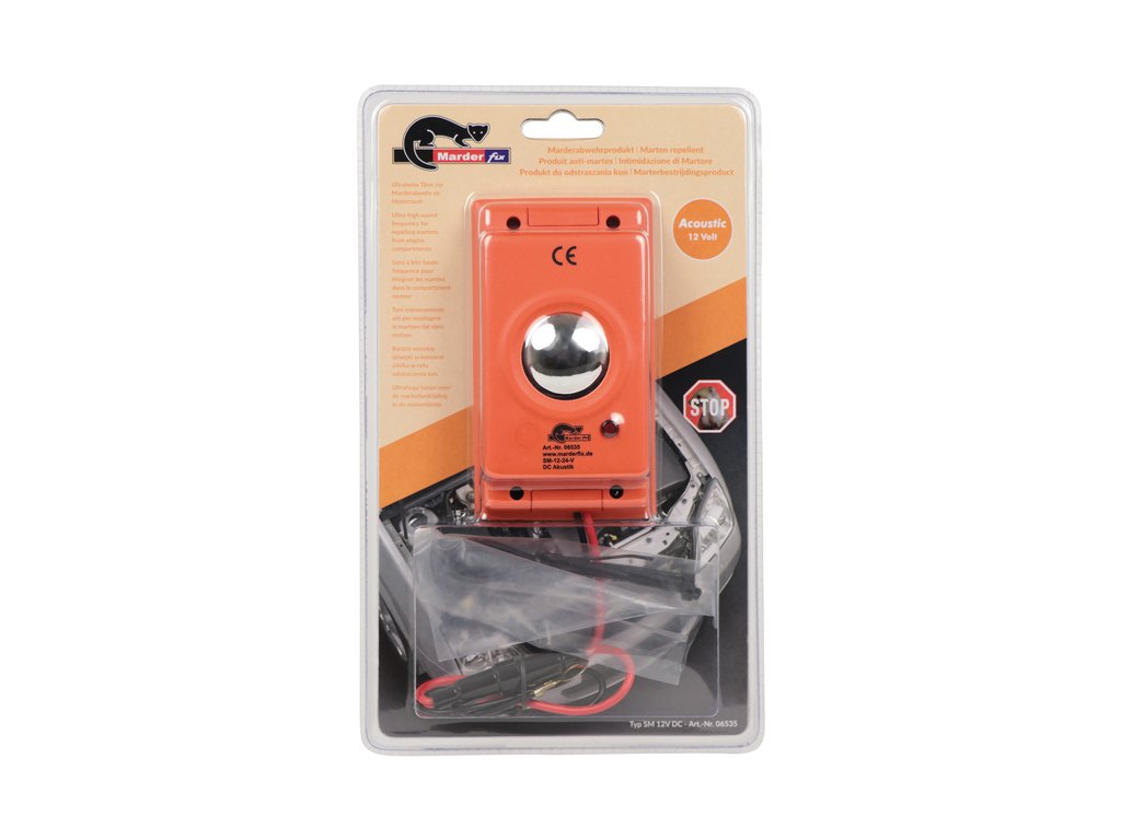 Aparat de motat la motor impotriva rozatoarelor MF 12V cu ultrasunete, anti jderi, 85dB