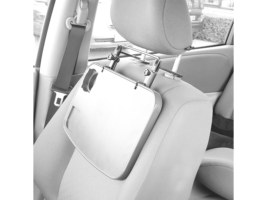 Suport multifunctional auto Carpoint pentru laptop , bauturi, mancare cu fixare pe volan sau spatarul scaunului, sustine pana la 10kg