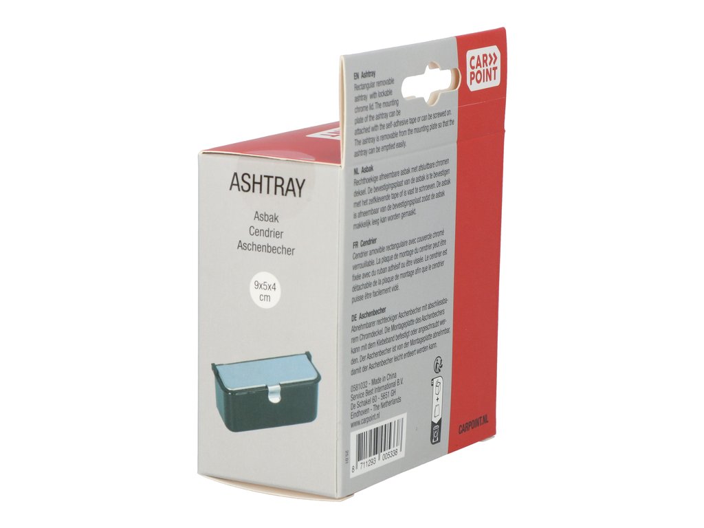 Scrumiera auto suplimentara Carpoint 9x5x4 cm
