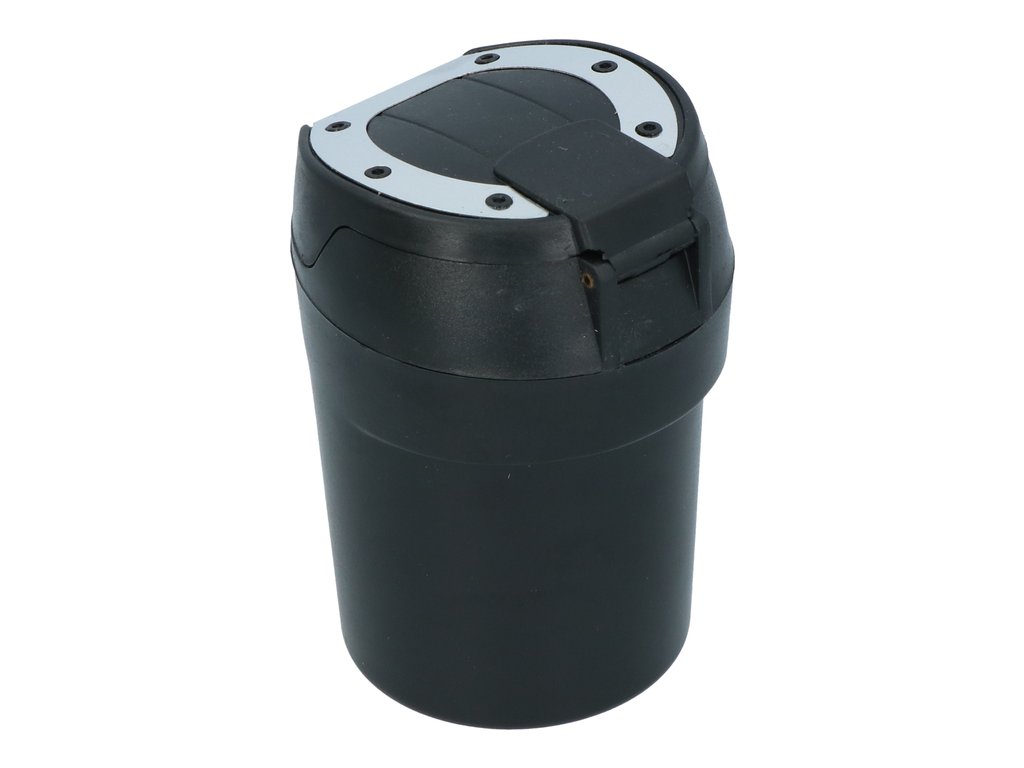 Scrumiera auto suplimentara Carpoint fixare cu banda velcro in suportul de pahar