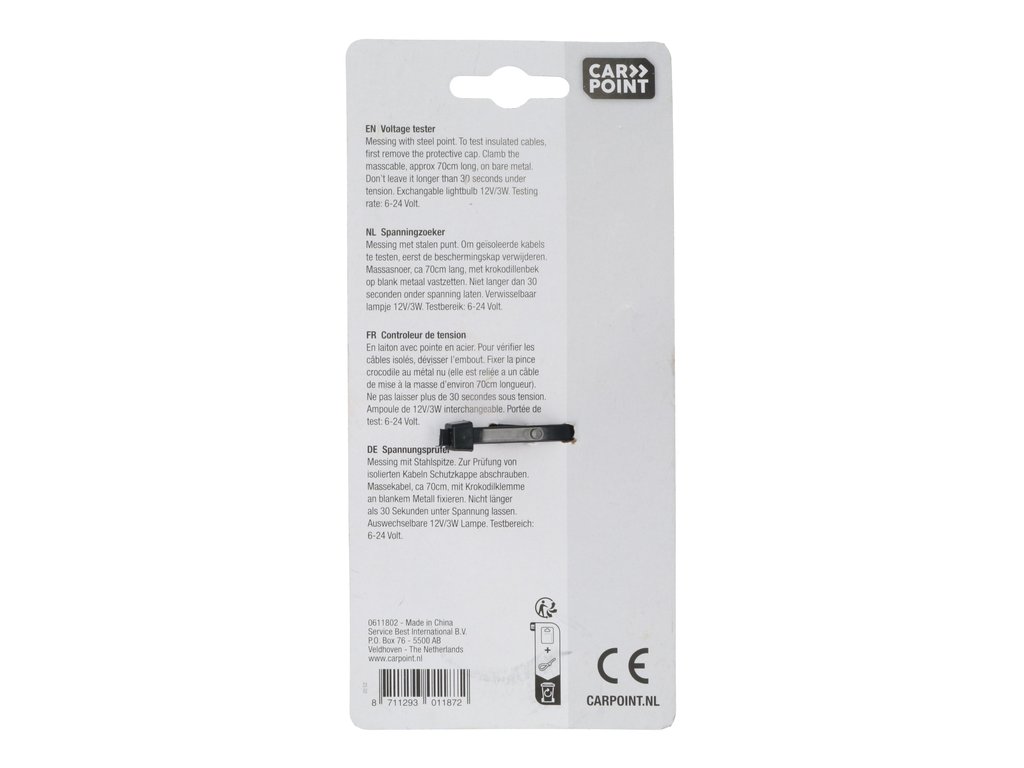 Creion pentru masurat tensiune Carpoint din cupru 6-24V