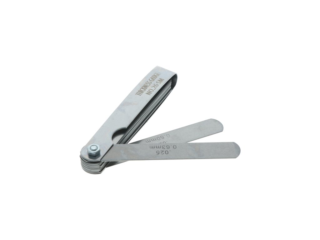 Set 26 lere de grosime Carpoint afisaj in mm si inch , intre 0,04-0,63mm , 1 buc.