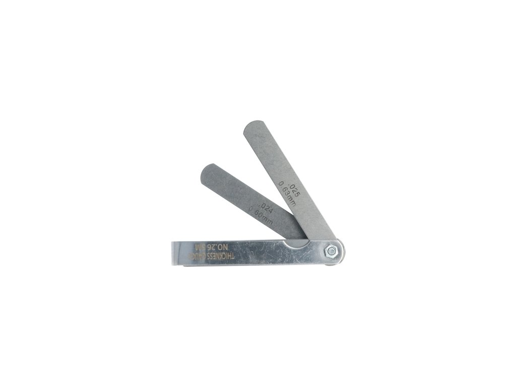 Set 26 lere de grosime Carpoint afisaj in mm si inch , intre 0,04-0,63mm , 1 buc.