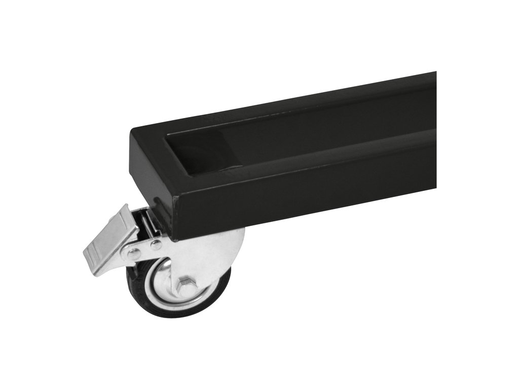 Stand de aluminiu Carpoint cu roti pentru depozitare rotii : anvelope cu jante (pentru jante de pana la 18 inches si latime max. 265 mm)