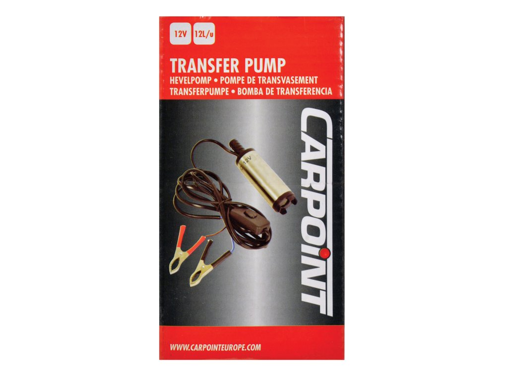 Pompa transfer lichid submersibila Carpoint electrica 12V , 8500/min , 12L/min cu filtru